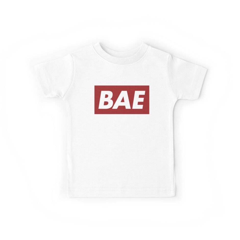 Bae Quotes Kids T Shirt By Blackmaster Redbubble - bae shirt blue tag with black backpack roblox