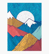 Crosshatch sky Photographic Print