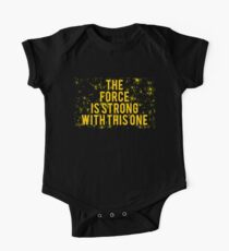 The Force Is Strong With This One Maternity One Piece - Short Sleeve