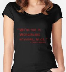 Charles Manson Quote Women's Fitted Scoop T-Shirt