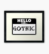 Gothic Framed Print