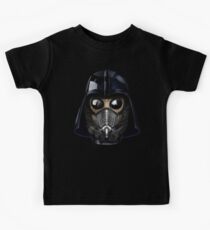 Gasmaske japanische Shogun-Stil Kinder T-Shirt