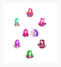 SNSD Love and Peace Photographic Print