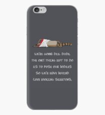 Regular Show - Rigby Cool looking skeletons iPhone Case