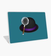 Alfred's hat & magnifying glass Laptop Skin