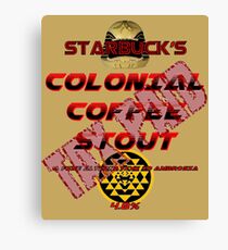 Starbuck's Colonial Coffee Stout Canvas Print