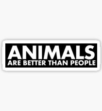 Tiere sind besser Sticker