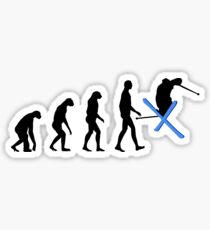 Evolution Ski Sticker