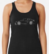 Cayman GT4 Linie Art Racerback Tank Top