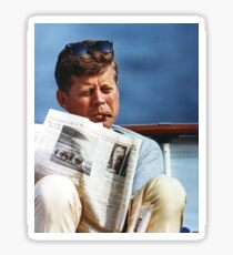 JFK Smoking Sticker