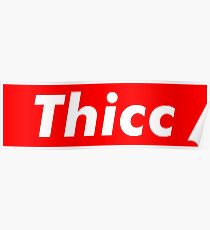 Thicc-Box-Logo Poster