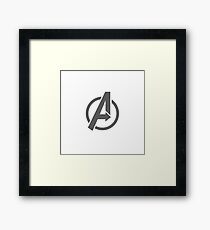 A - Logo Framed Print