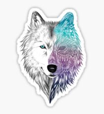 Wolf Mandala Sticker