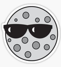 Cool Moon Sticker