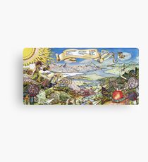 eat a peach Canvas Print