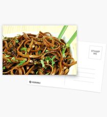 Stir Fried Udon Noodles Postcards