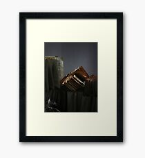 Ancient Library #2 Book Flowers Framed Print