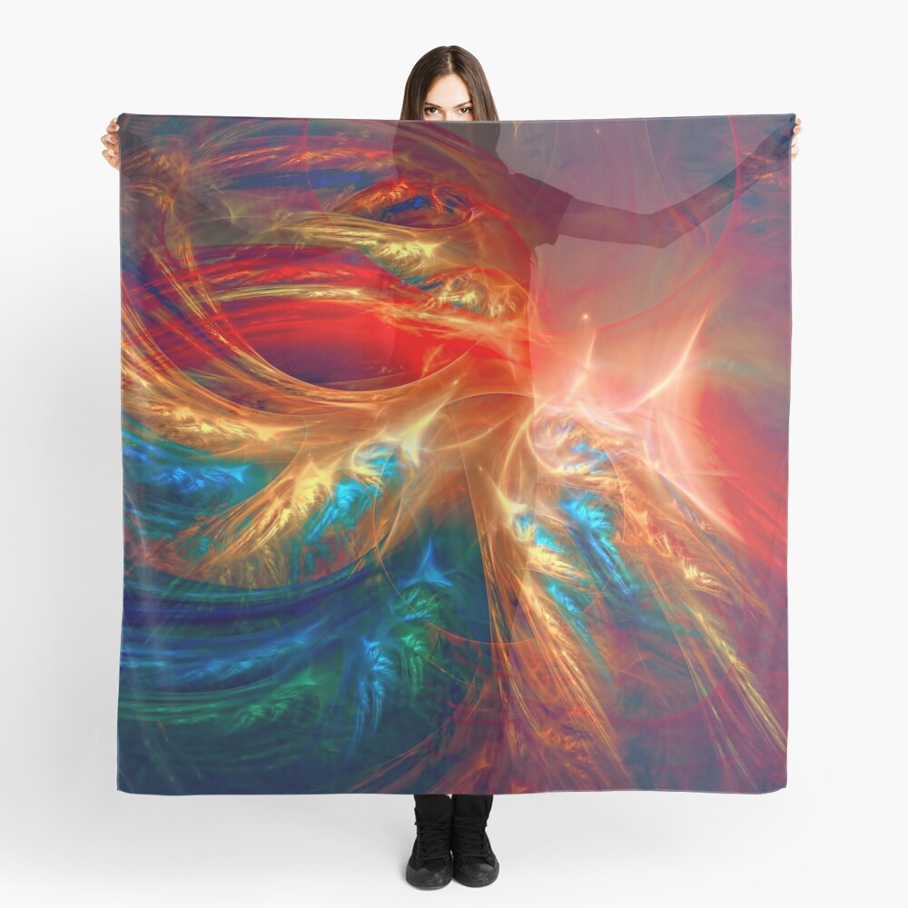 Colorful Wings Scarf