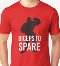 Biceps to Spare by Last Petal Tees Unisex T-Shirt