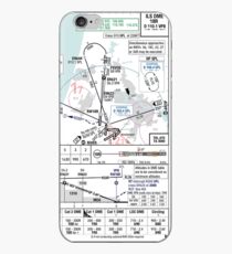 Amsterdam ILS 18R approach plate iPhone Case