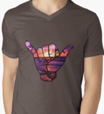 Shaka Waves V-Neck T-Shirt