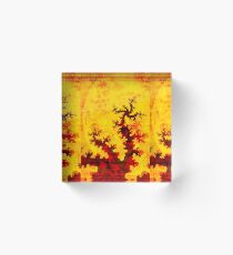 Oriental moon Acrylic Block