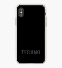 Techno Hacked Black iPhone Case