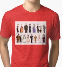 Downton Abbey portraits Tri-blend T-Shirt