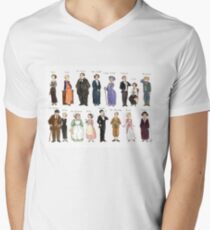 Downton A. Portraits Men's V-Neck T-Shirt