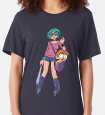 Batter Up - Blue Apparel Slim Fit T-Shirt