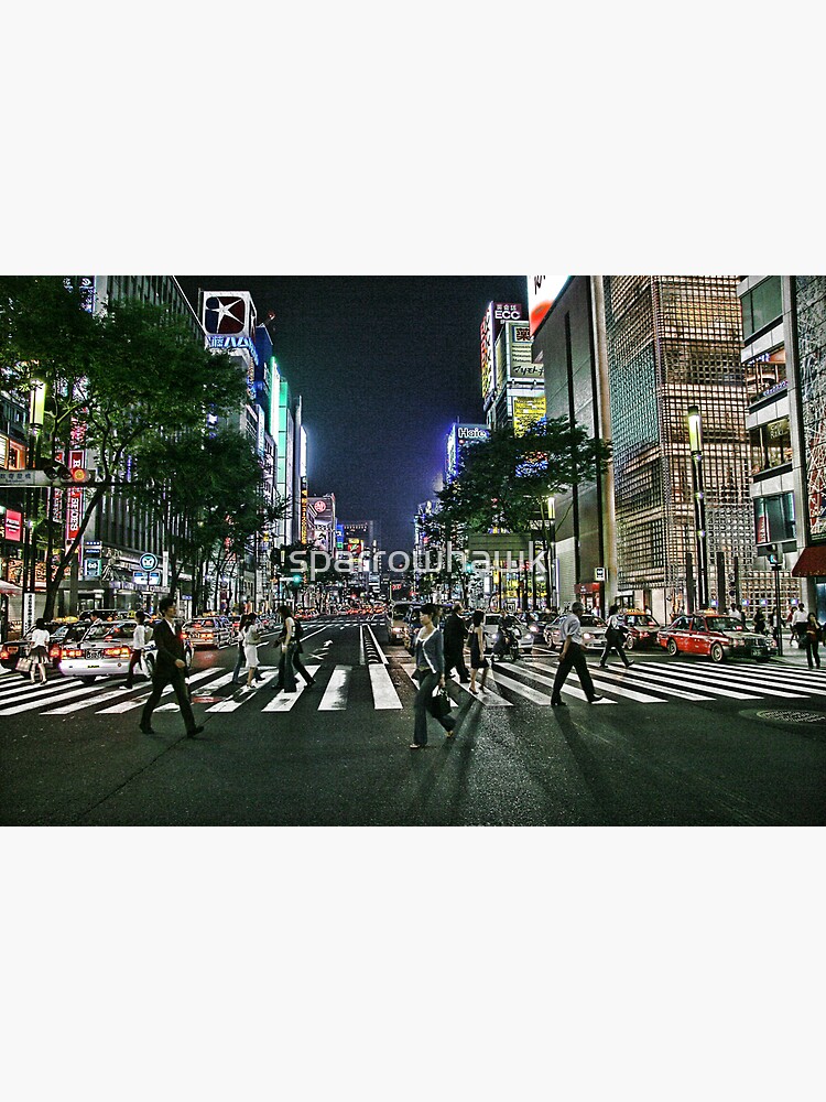 Tokyo - Ginza Crossing by sparrowhawk