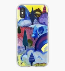 Dreamland - Landscape with Rainbows by Cecca Designs iPhone Case