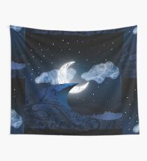Zen Doodle Moonlit Dune Wall Tapestry