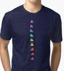 Camiseta de tejido mixto PartyParrot - Conga Line (alternativa)