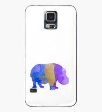 Nilpferd / Nilpferd Hülle & Klebefolie für Samsung Galaxy