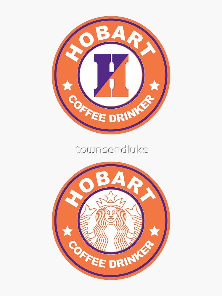 "Hobart College 2 Stickers" Sticker by townsendluke Redbubble