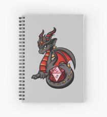 Würfel Drache Spiralblock