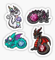 Dice Dragon Sticker Pack Sticker
