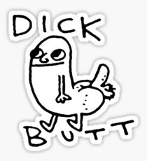 DickButt Sticker