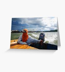 Taxi Driver Greeting Card