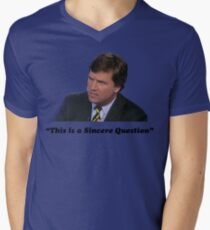 Tucker Carlson #16 Men's V-Neck T-Shirt
