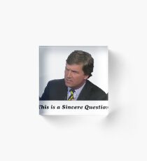 Tucker Carlson #16 Acrylic Block
