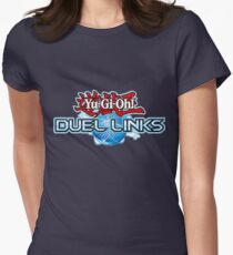Yu-Gi-Oh! Duel Links logo Women's Fitted T-Shirt