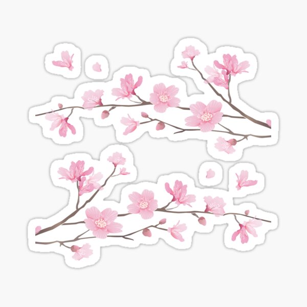 Cherry Blossom Stickers Redbubble