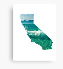 California Waves Canvas Print
