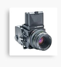 Zenza Bronica ETRSi Medium Format Film Camera & 75mm Lens Vintage / Retro / Analogue photography / Old School Pro! Canvas Print
