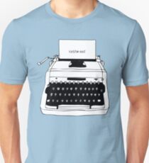 Write On Typewriter Slim Fit T-Shirt