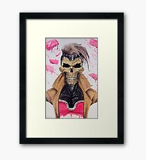 Gambit Skull Framed Print