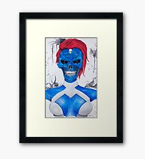 Mystique Skull Framed Print