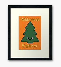 Wilderness Explorer Pine Tree Framed Print